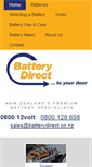 Mobile Screenshot of batterydirect.co.nz